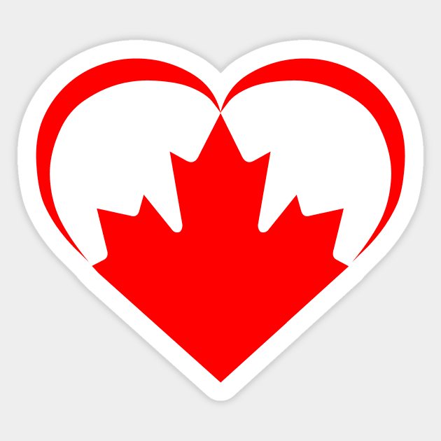 Canada Heart 2018 Red 2 Sticker by beerman